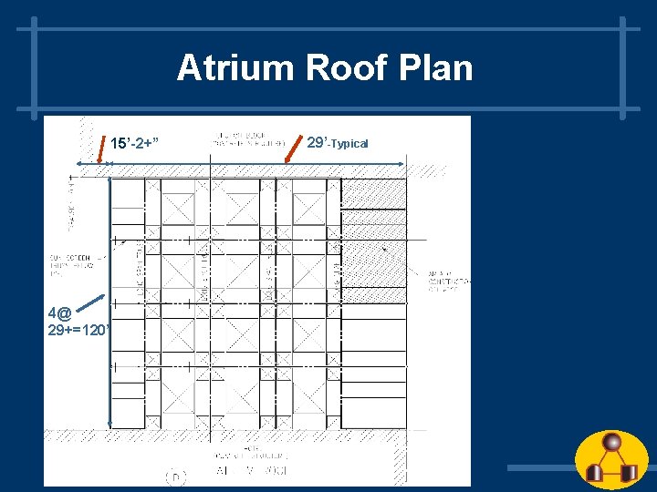 Atrium Roof Plan 15’-2+” 4@ 29+=120’ 29’-Typical Atrium Roof Plan 15’-2+” 4@ 29+=120’ 29’-Typical