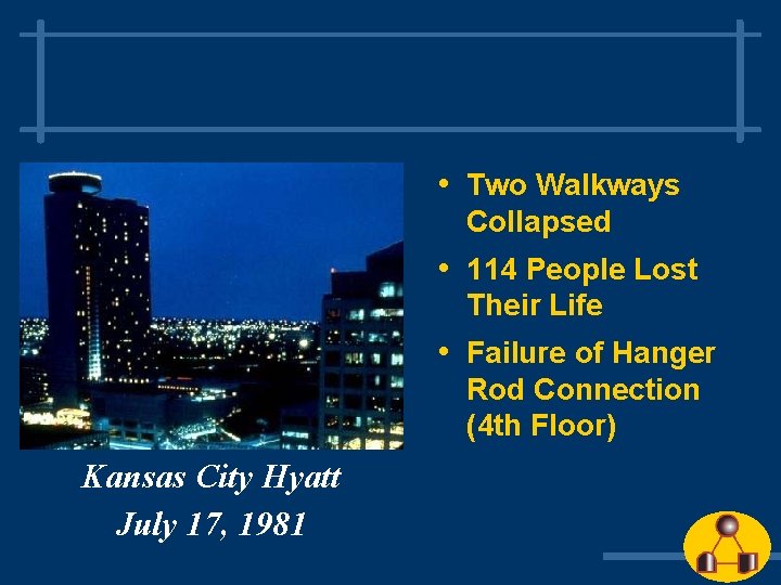 • Two Walkways Collapsed • 114 People Lost Their Life • Failure of • Two Walkways Collapsed • 114 People Lost Their Life • Failure of