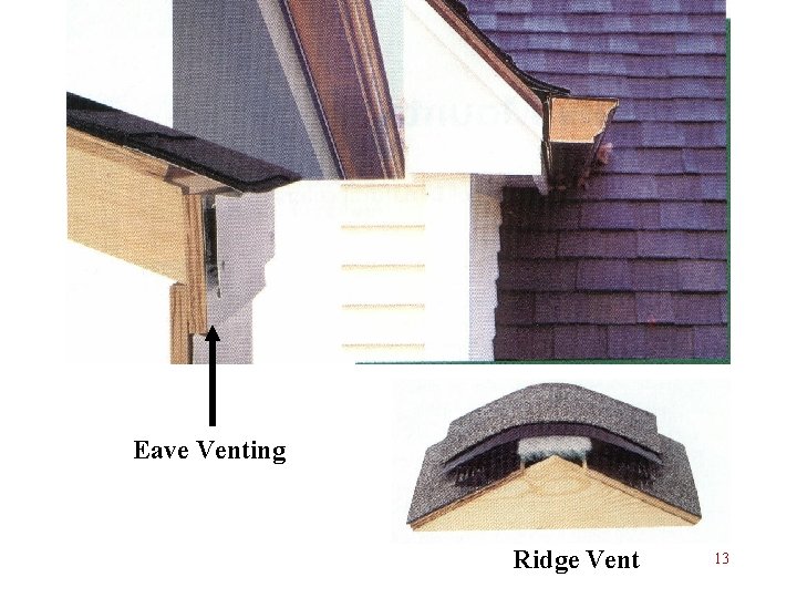 Eave Venting Ridge Vent 13 