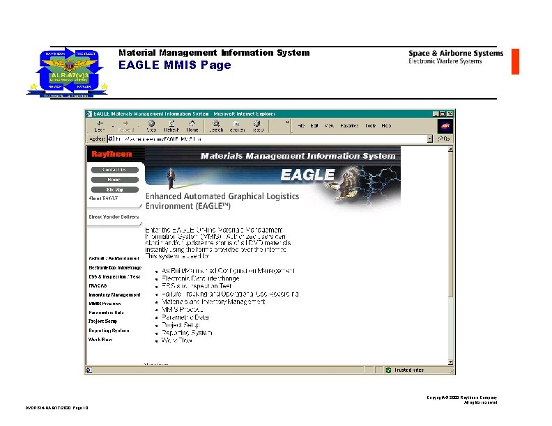 Material Management Information System PBL Process Tools MMIS