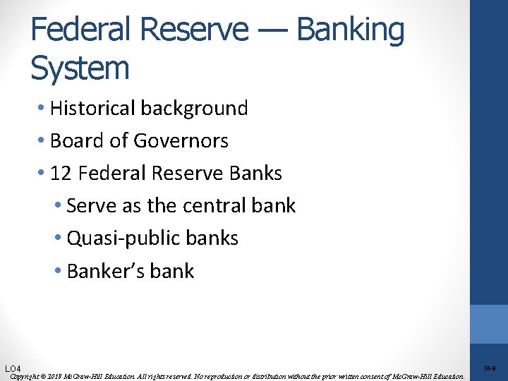 Federal Reserve — Banking System • Historical background • Board of Governors • 12