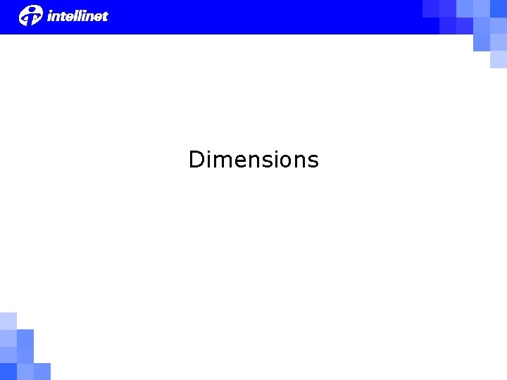 Dimensions 