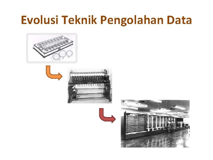 Evolusi Teknik Pengolahan Data 