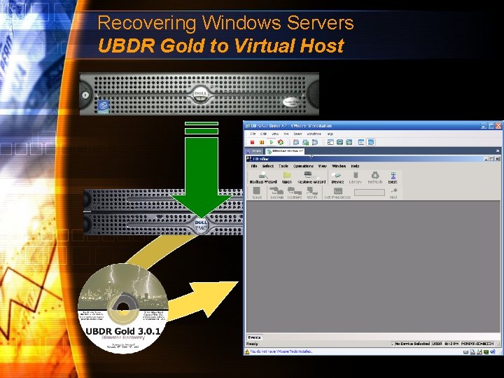 Recovering Windows Servers UBDR Gold to Virtual Host 