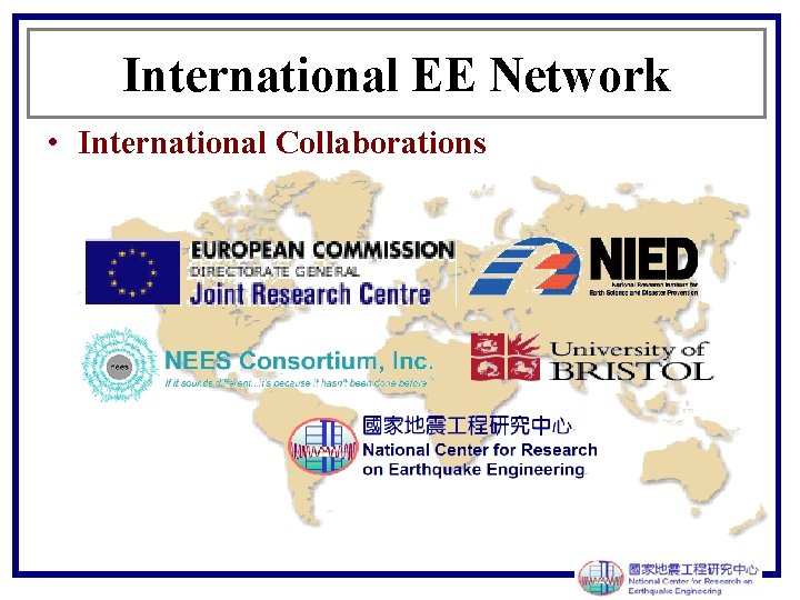 International EE Network • International Collaborations 