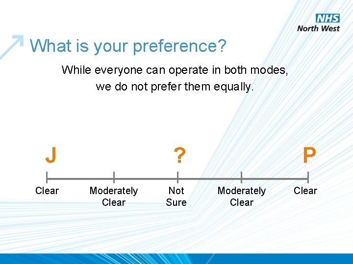What is your preference? While everyone can operate in both modes, we do not