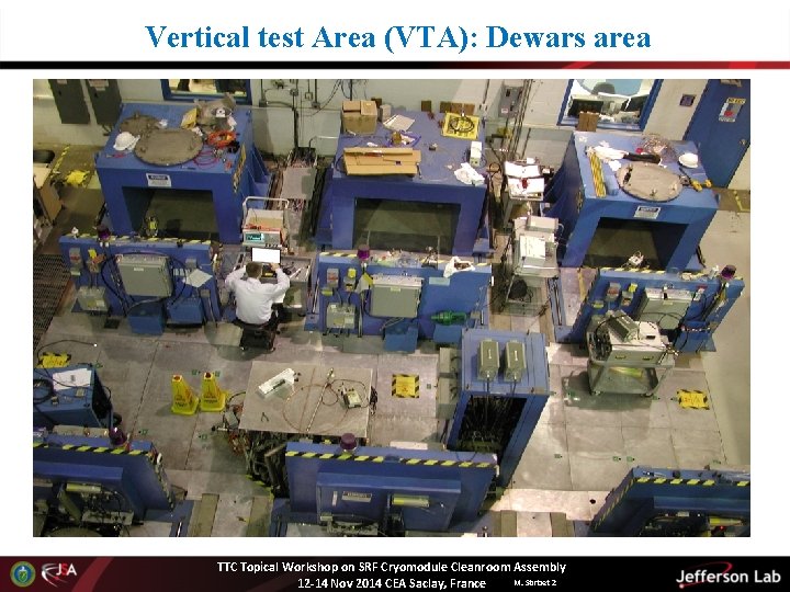Vertical test Area (VTA): Dewars area Open Collaboration Meeting on Superconducting Linacs for High