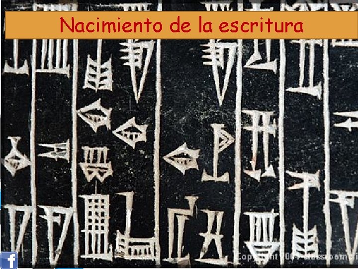 Nacimiento de la escritura 