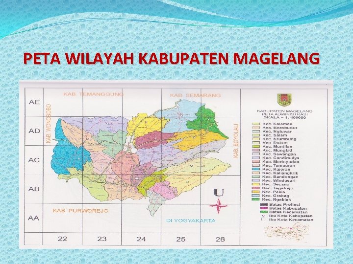 PETA WILAYAH KABUPATEN MAGELANG 