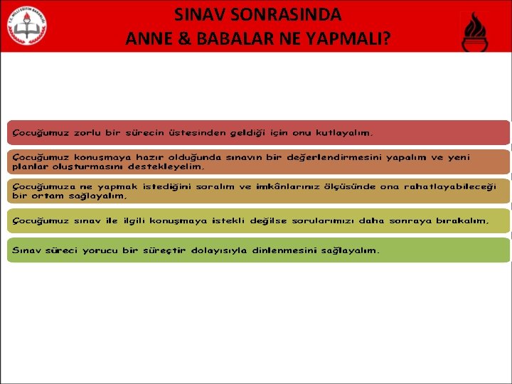 SINAV SONRASINDA ANNE & BABALAR NE YAPMALI? 