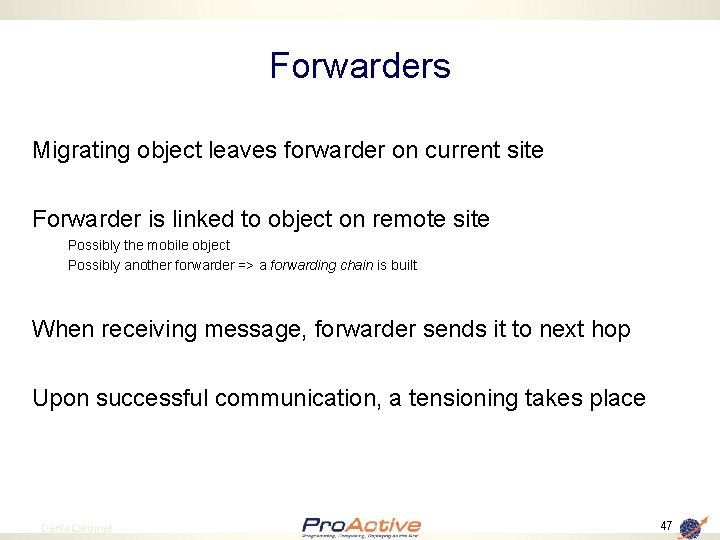 Forwarders Migrating object leaves forwarder on current site Forwarder is linked to object on