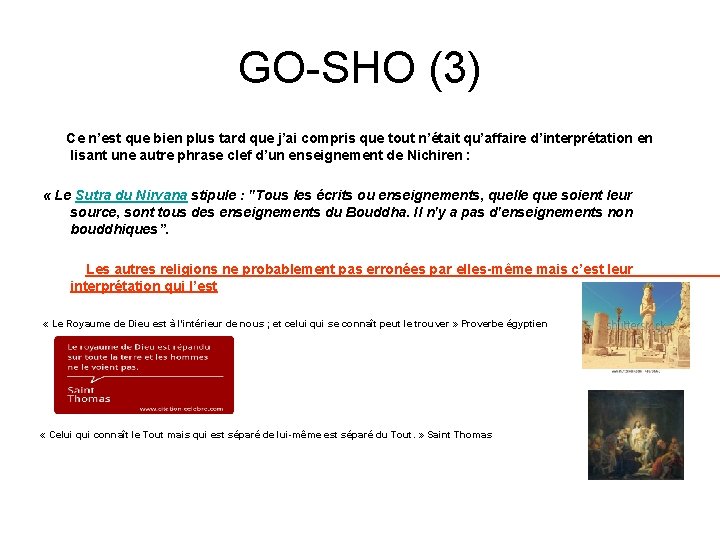 GO-SHO (3) Ce n’est que bien plus tard que j’ai compris que tout n’était