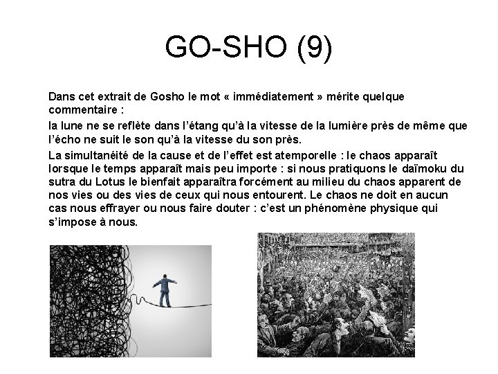 GO-SHO (9) Dans cet extrait de Gosho le mot « immédiatement » mérite quelque