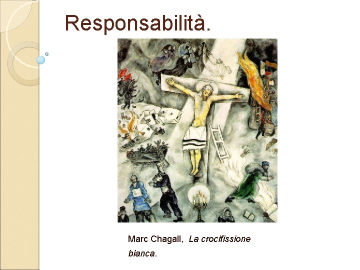 Responsabilità. Marc Chagall, La crocifissione bianca. 