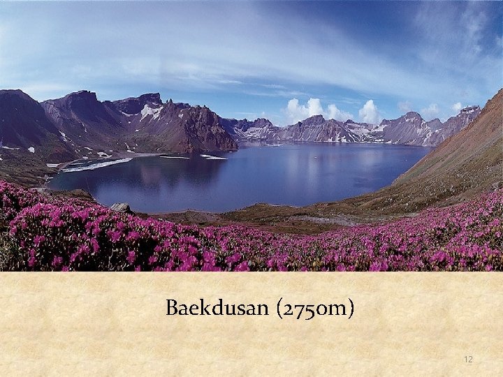 Baekdusan (2750 m) 12 