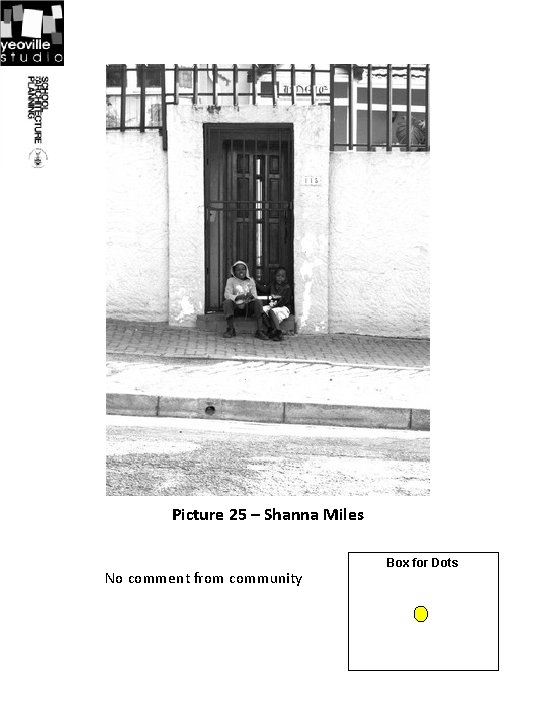 Picture 25 – Shanna Miles No comment from community Box for Dots 