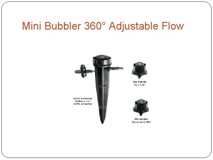Mini Bubbler 360° Adjustable Flow 