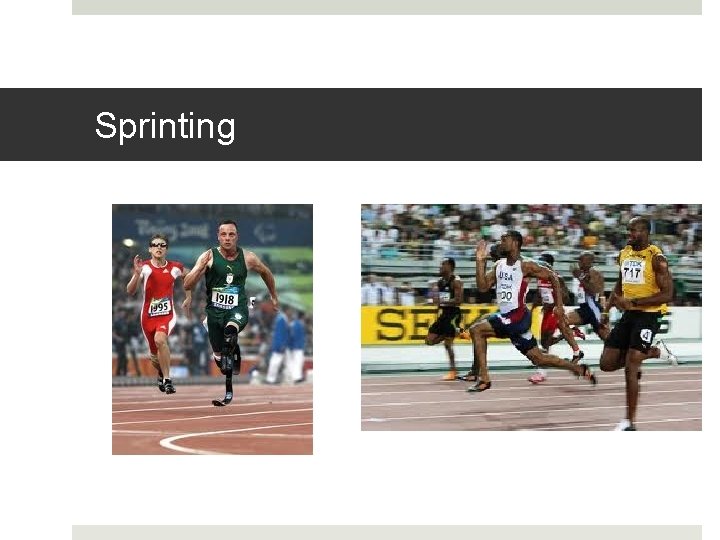 Sprinting 