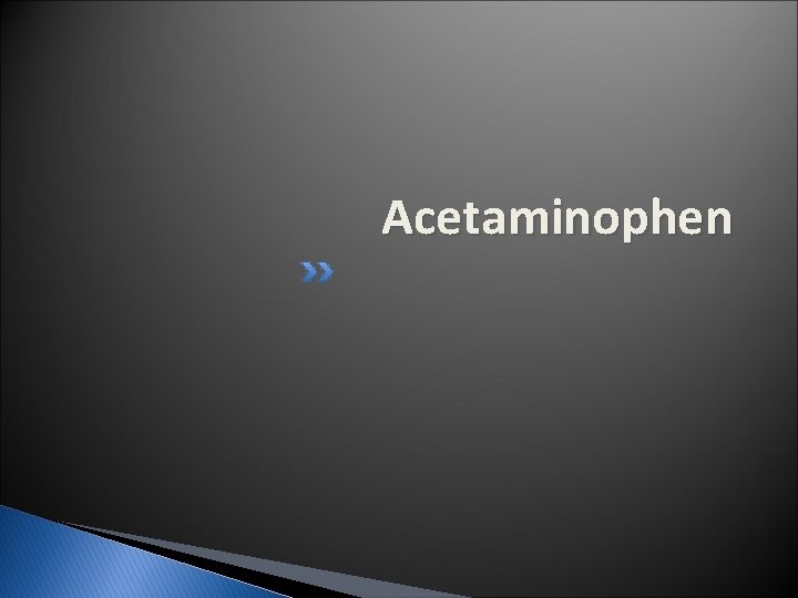 Acetaminophen 