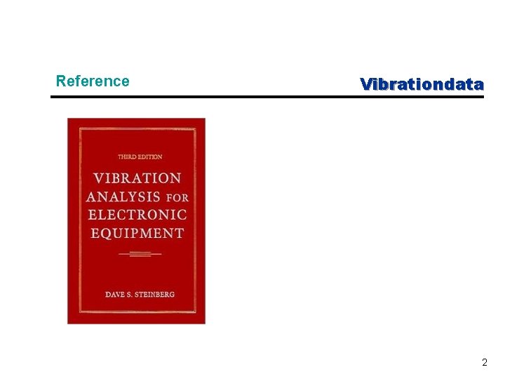 Reference Vibrationdata 2 