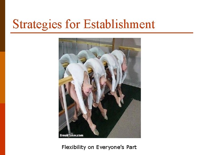 Strategies for Establishment Flexibility on Everyone’s Part 