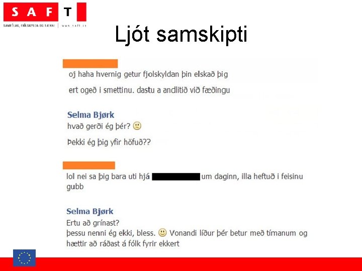 Ljót samskipti 