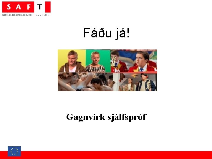 Fáðu já! Gagnvirk sjálfspróf 