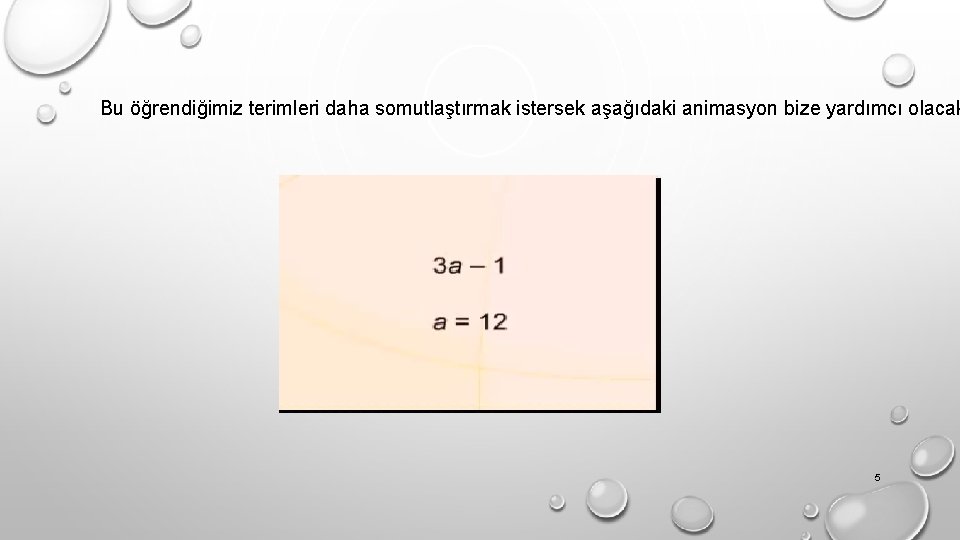 Bu öğrendiğimiz terimleri daha somutlaştırmak istersek aşağıdaki animasyon bize yardımcı olacak 5 