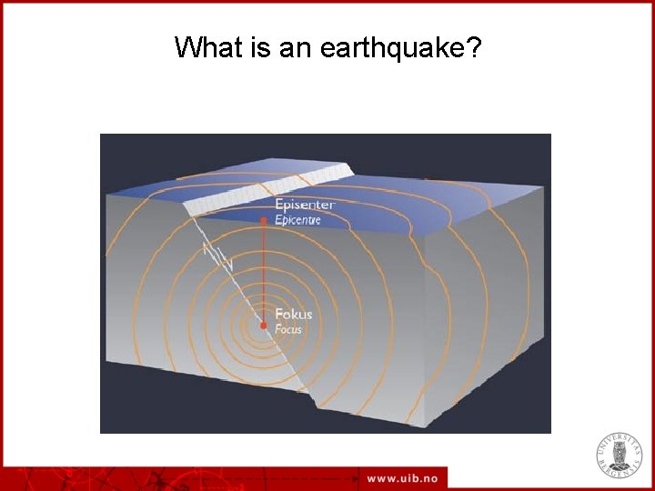 What is an earthquake? 