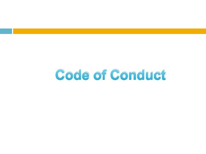 Code of Conduct 