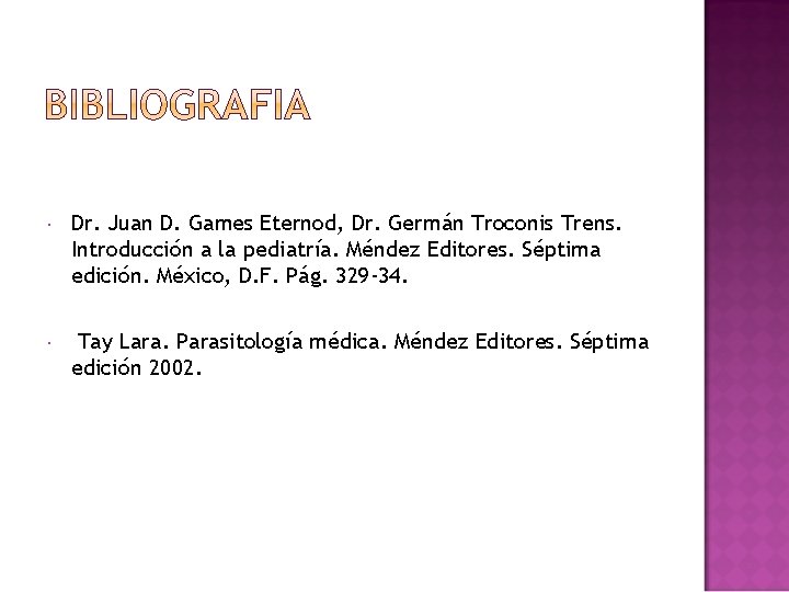  Dr. Juan D. Games Eternod, Dr. Germán Troconis Trens. Introducción a la pediatría.