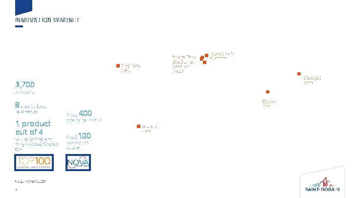 INNOVATION MINDSET Aubervilliers Chantereine Cavaillon France Northboro USA Herzogenrath Germany Shanghai China 3, 700