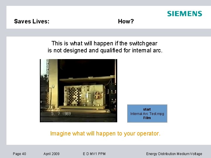 Saves Lives: How? This is what will happen if the switchgear is not designed