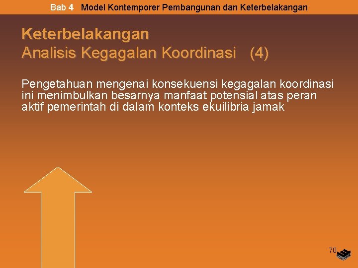 Bab 4 Model Kontemporer Pembangunan dan Keterbelakangan Analisis Kegagalan Koordinasi (4) Pengetahuan mengenai konsekuensi Bab 4 Model Kontemporer Pembangunan dan Keterbelakangan Analisis Kegagalan Koordinasi (4) Pengetahuan mengenai konsekuensi