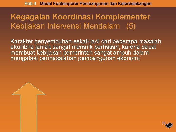 Bab 4 Model Kontemporer Pembangunan dan Keterbelakangan Kegagalan Koordinasi Komplementer Kebijakan Intervensi Mendalam (5) Bab 4 Model Kontemporer Pembangunan dan Keterbelakangan Kegagalan Koordinasi Komplementer Kebijakan Intervensi Mendalam (5)