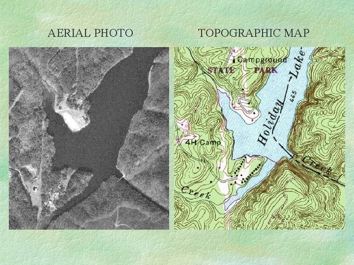 AERIAL PHOTO TOPOGRAPHIC MAP 