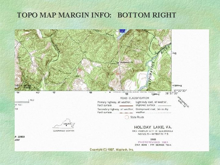 TOPO MAP MARGIN INFO: BOTTOM RIGHT 