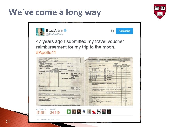 We’ve come a long way 50 