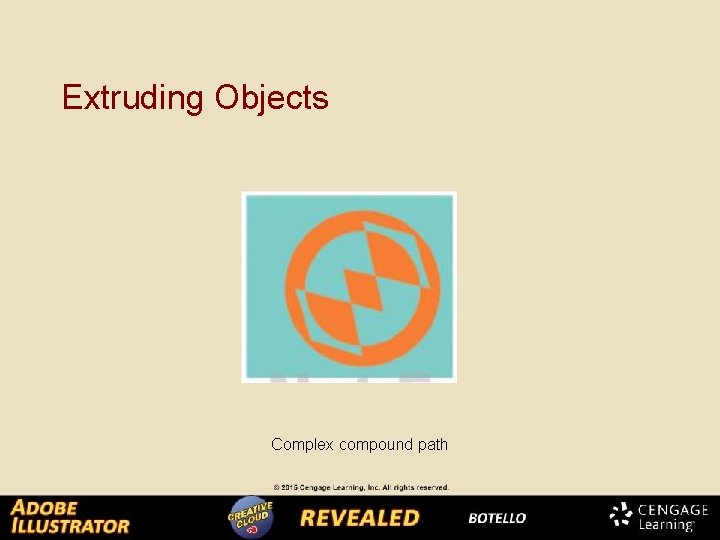Extruding Objects Complex compound path 