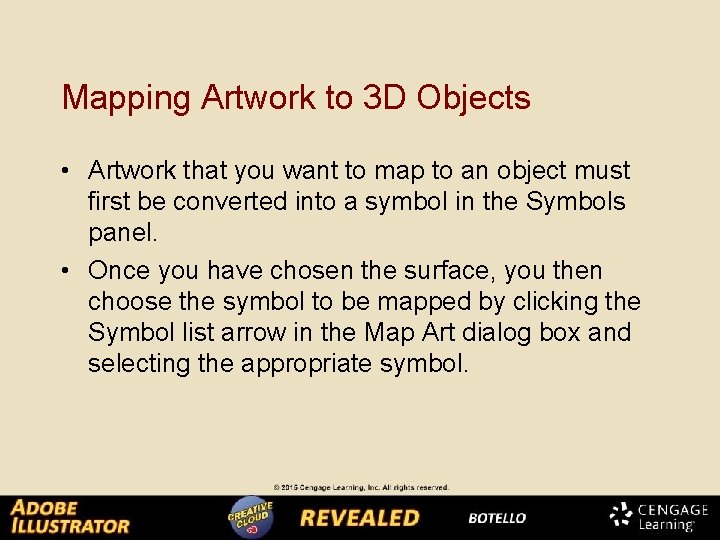 Mapping Artwork to 3 D Objects • Artwork that you want to map to