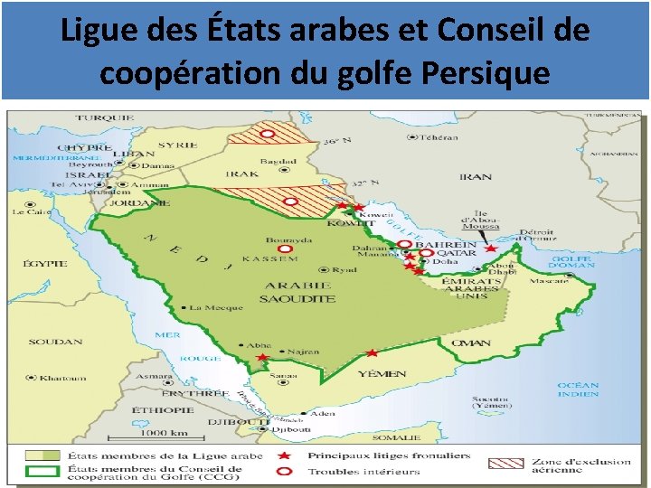 Ligue des États arabes et Conseil de coopération du golfe Persique 