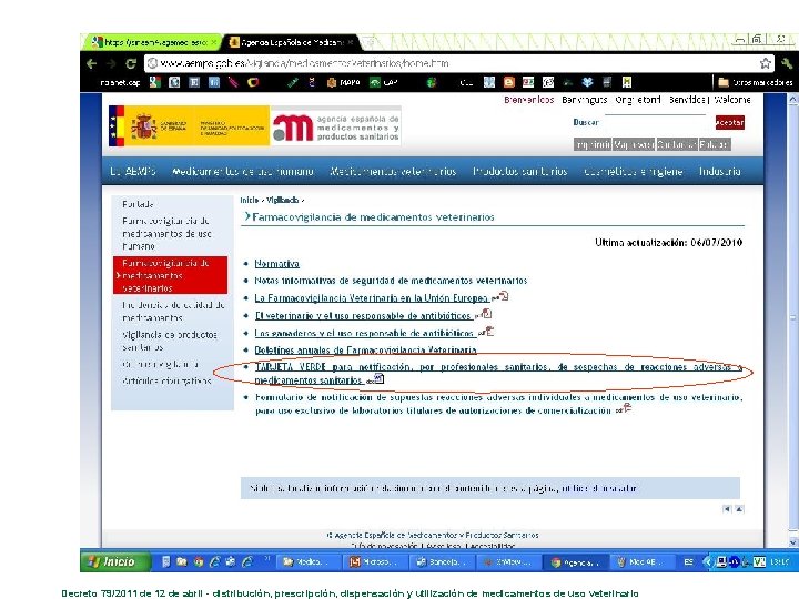 Decreto 79/2011 de 12 de abril - distribución, prescripción, dispensación y utilización de medicamentos