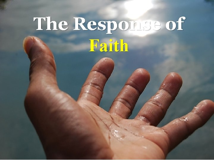 The Response of Faith 