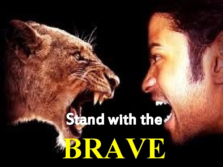 Stand with the BRAVE 