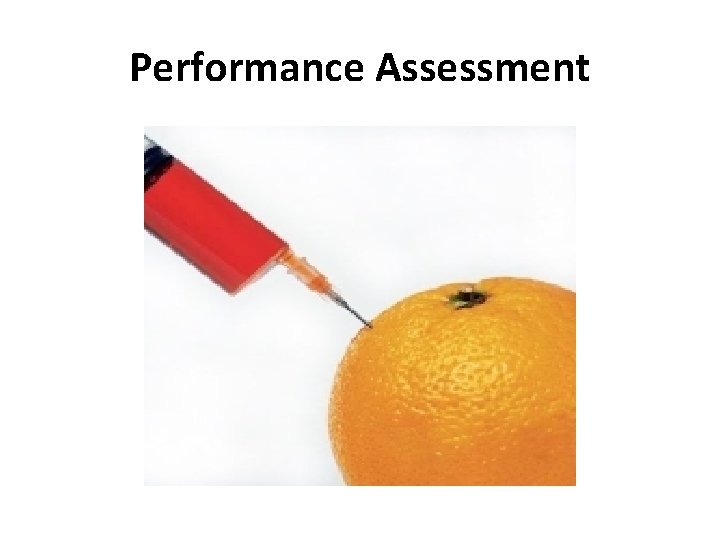Performance Assessment 