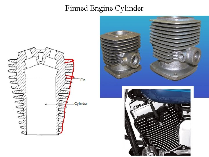 Finned Engine Cylinder 