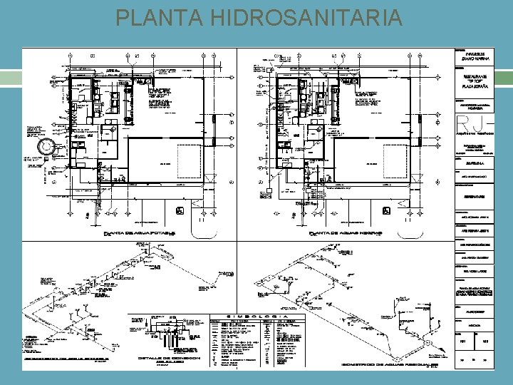 PLANTA HIDROSANITARIA 
