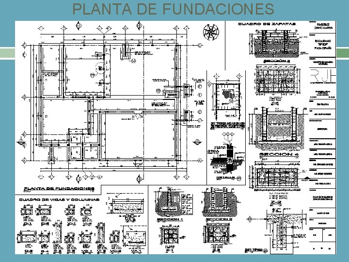 PLANTA DE FUNDACIONES 