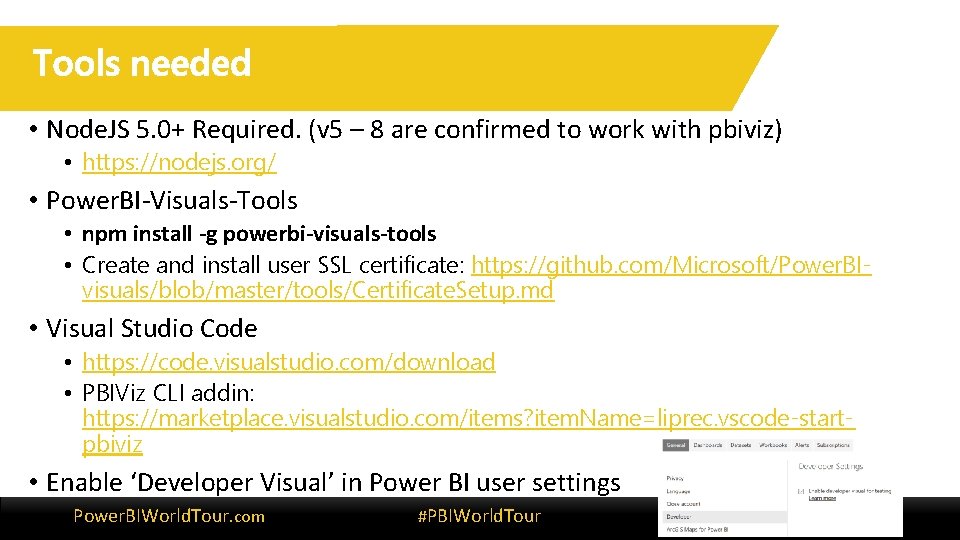  • Node. JS 5. 0+ Required. (v 5 – 8 are confirmed to