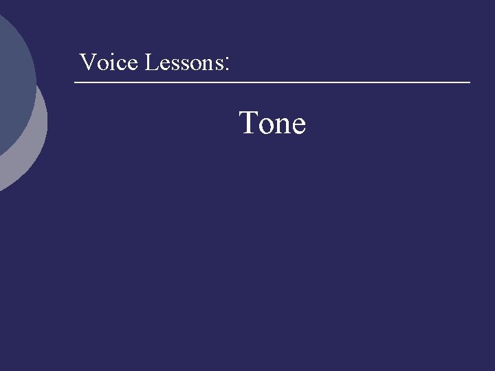voice lessons diction answers